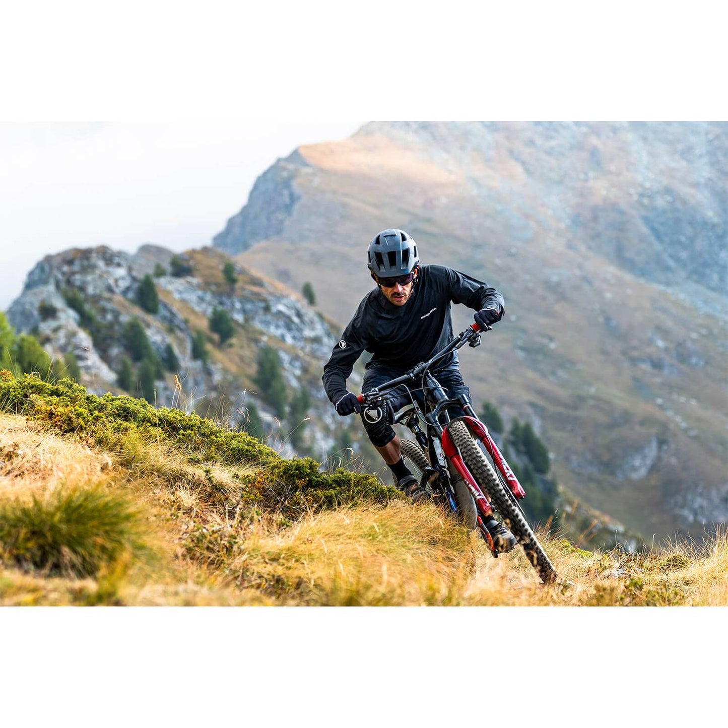 Singletrack LS jersey grå