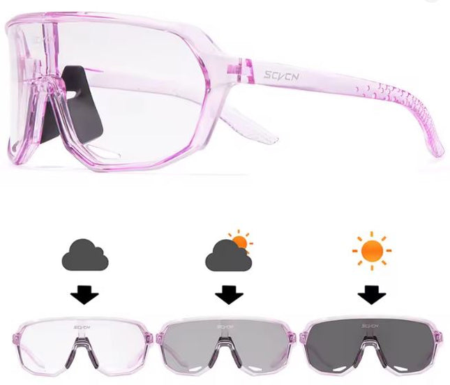 Solbrille med fotokrom linse